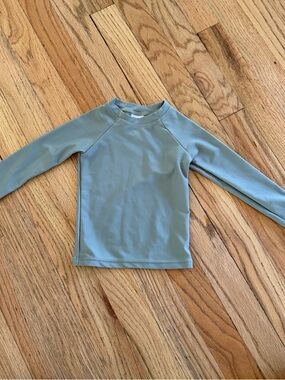 Jamie Kay Kids Long Sleeve Swim Rashguard Sage Green